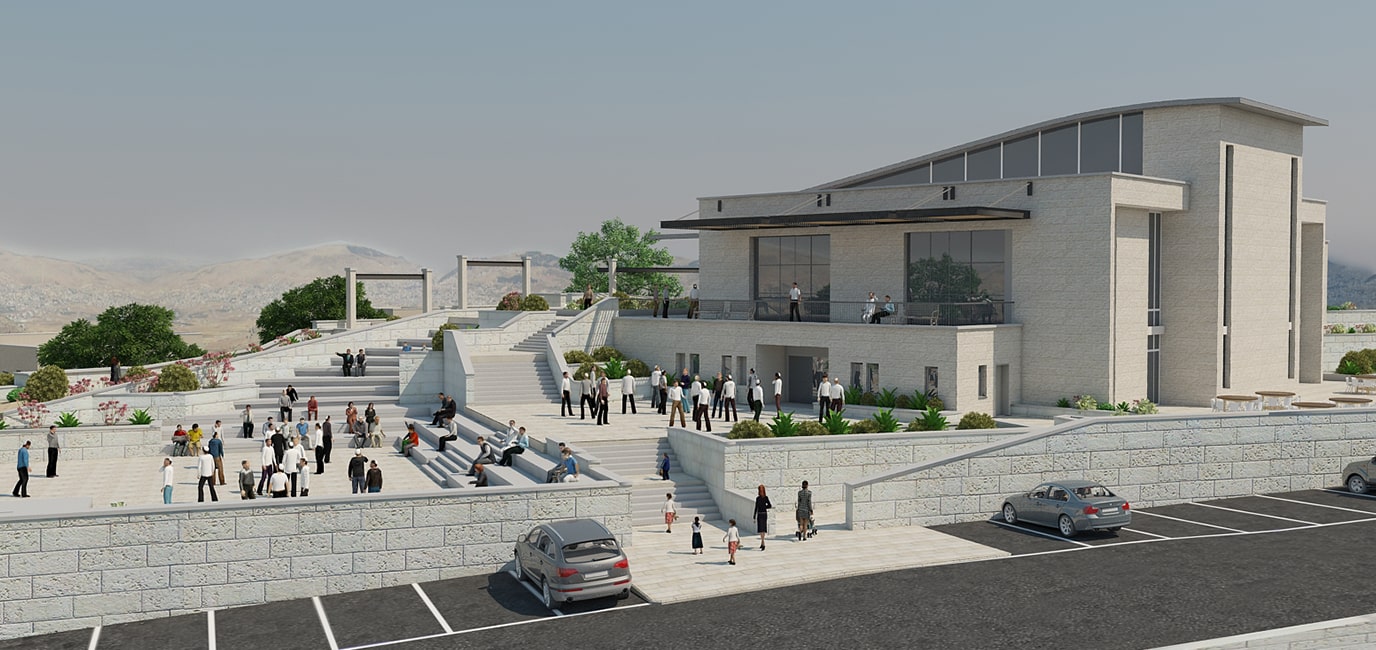 תכנון ועיצוב אדריכלי - בית כנסת לשם